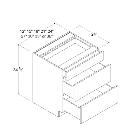 Camden Base Drawer Cabinets