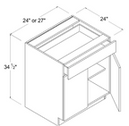 Pacific Base Door Cabinets
