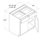 Pacific Base Door Cabinets